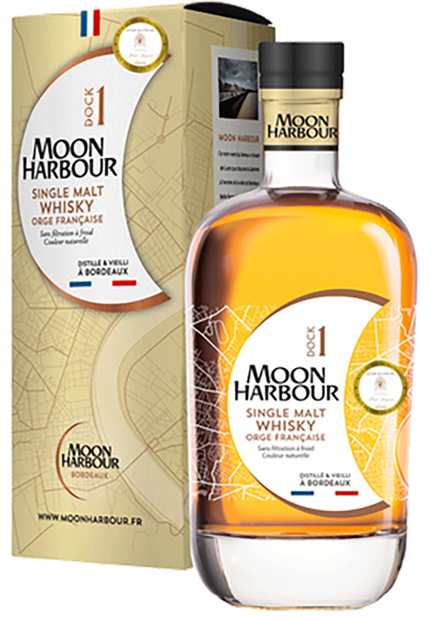 Moon Harbour Dock 1 Single Malt Whisky Chateau Haut-Bergeron (gift box)