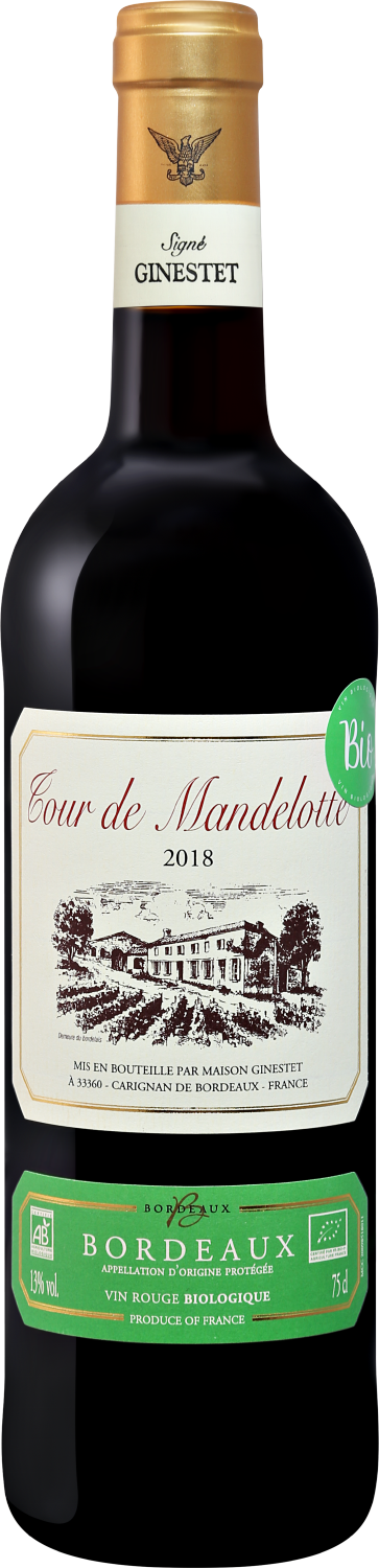 Tour de Mandelotte Bio Bordeaux AOC Ginestet