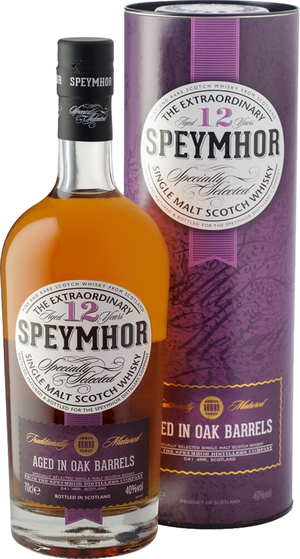 Speymhor 12 y.o. Single Malt Scotch Whisky (gift box) speymhor single malt scotch whisky gift box