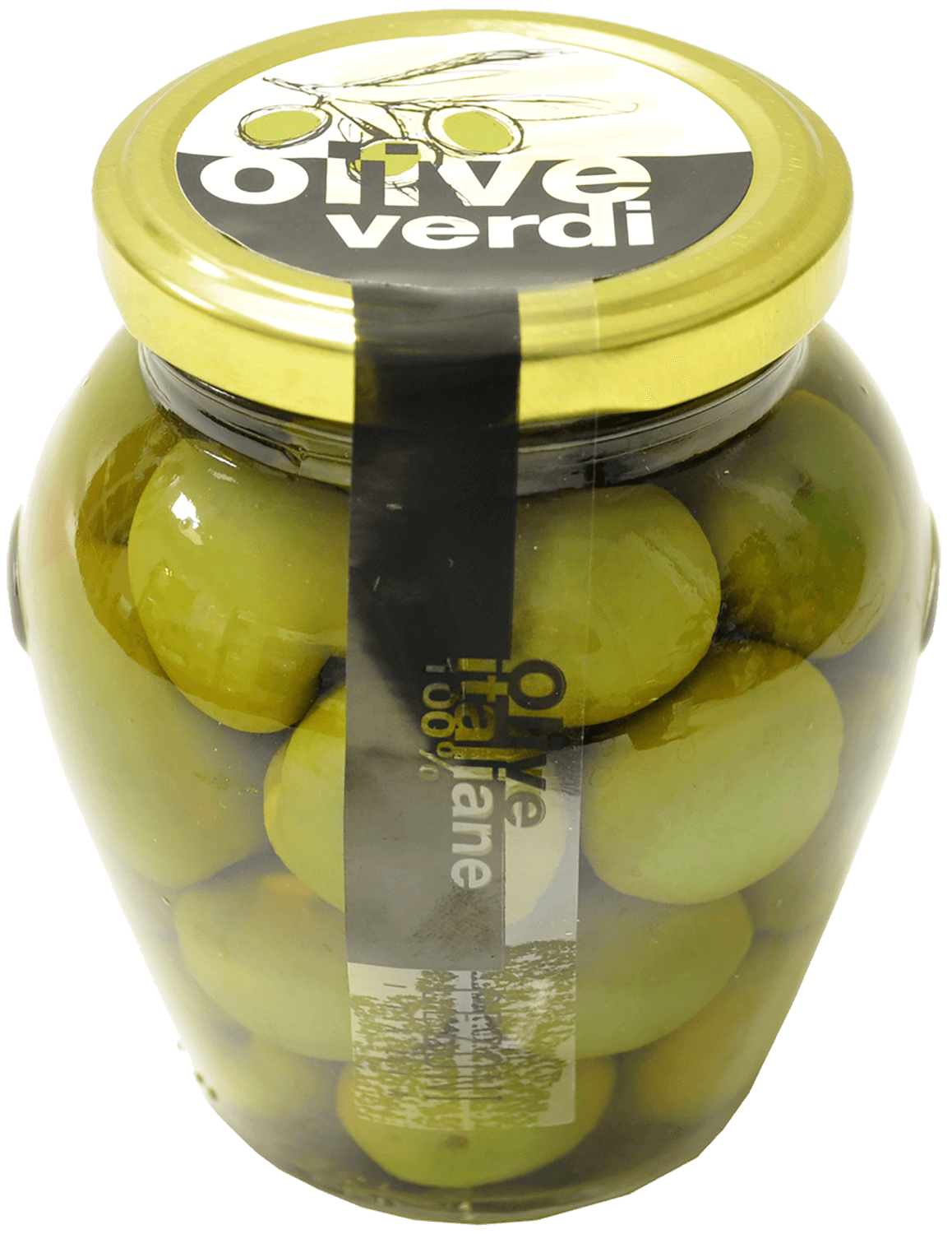 Оливки Зеленые Гигантские с косточкой Cezoni 290г