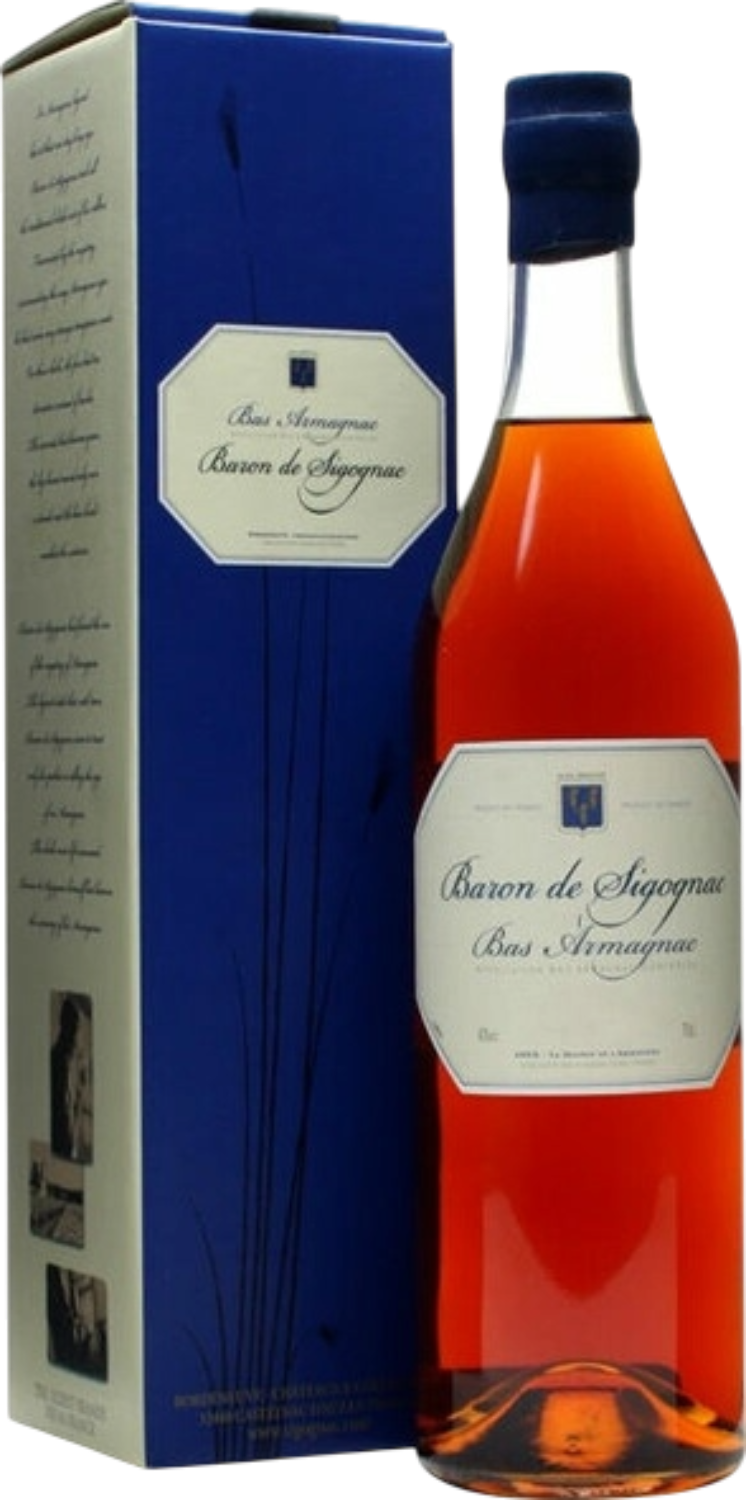 Барон де Сигоньяк Сигнатюр Арманьяк AOC VSOP в подарочной упаковке 0.7&nbsp;л