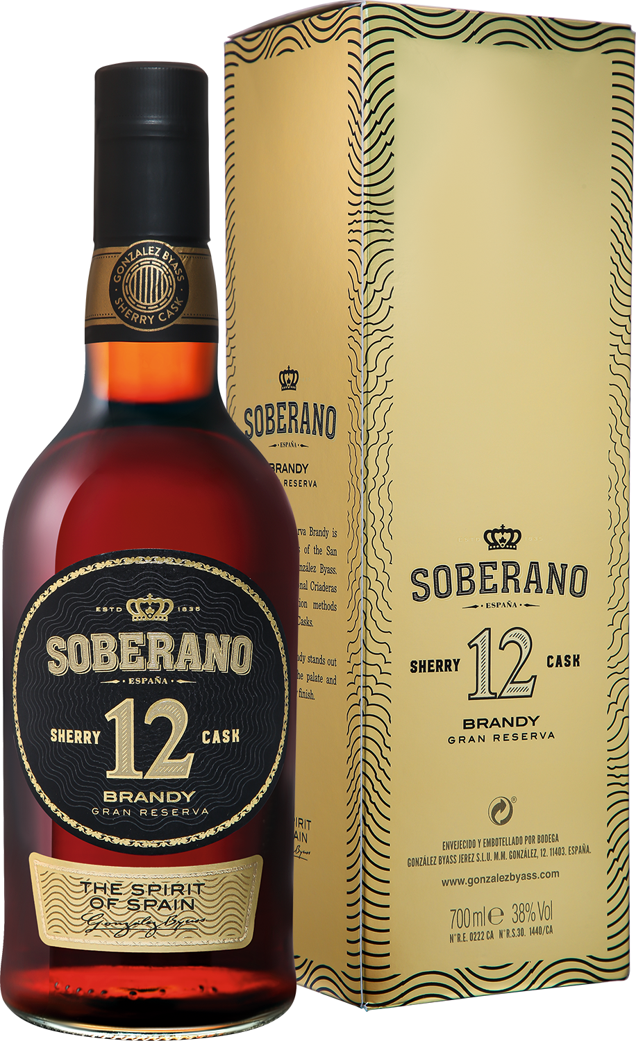 Soberano Gran Reserva 12 Gonzalez Byass (gift box)