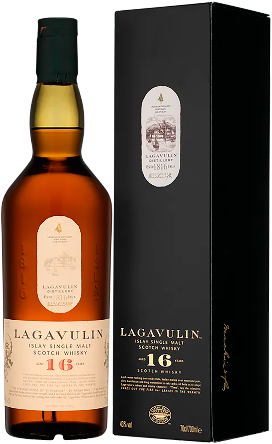 Виски Lagavulin Islay Single Malt Scotch Whisky 16 Years Old (gift box) Lagavulin Islay Single Malt Scotch Whisky 16 Years Old (gift box)