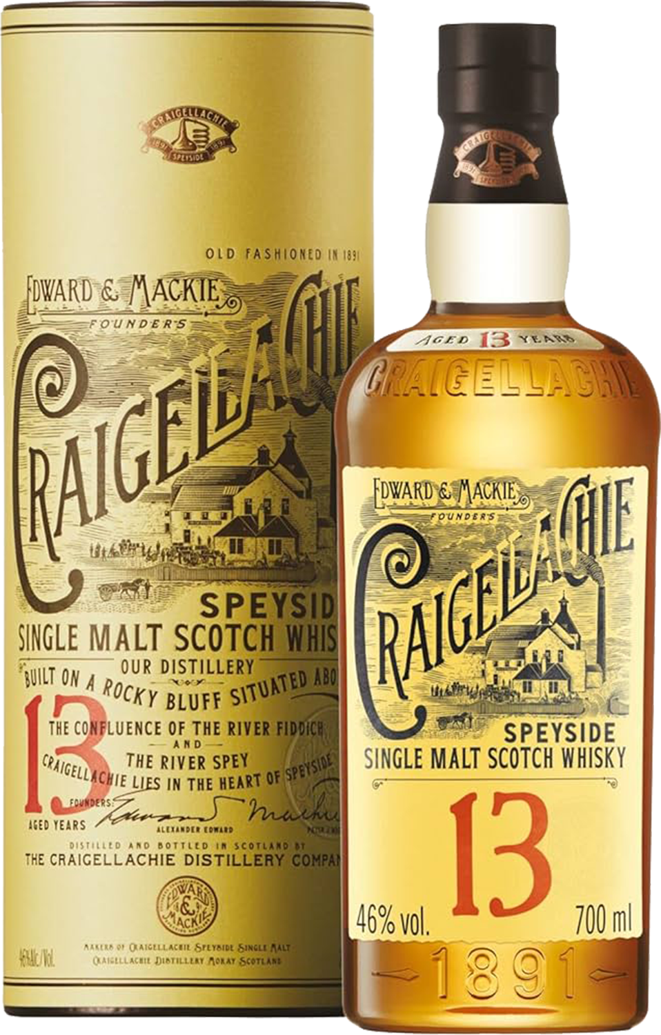 Craigellachie Speyside Single Malt Scotch Whisky 13 y.o. (gift box)