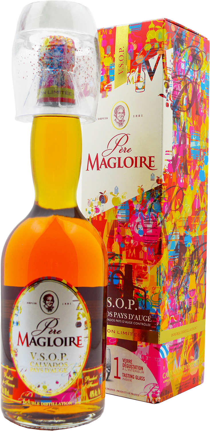 Пэр Маглуар VSOP Пэи д'Ож AOC в подарочной упаковке с бокалом 0.7&nbsp;л