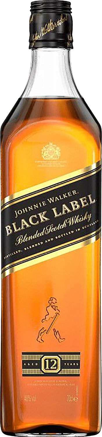 Джонни Уокер Блэк Лейбл Блендед купажированный виски 0.7&nbsp;л