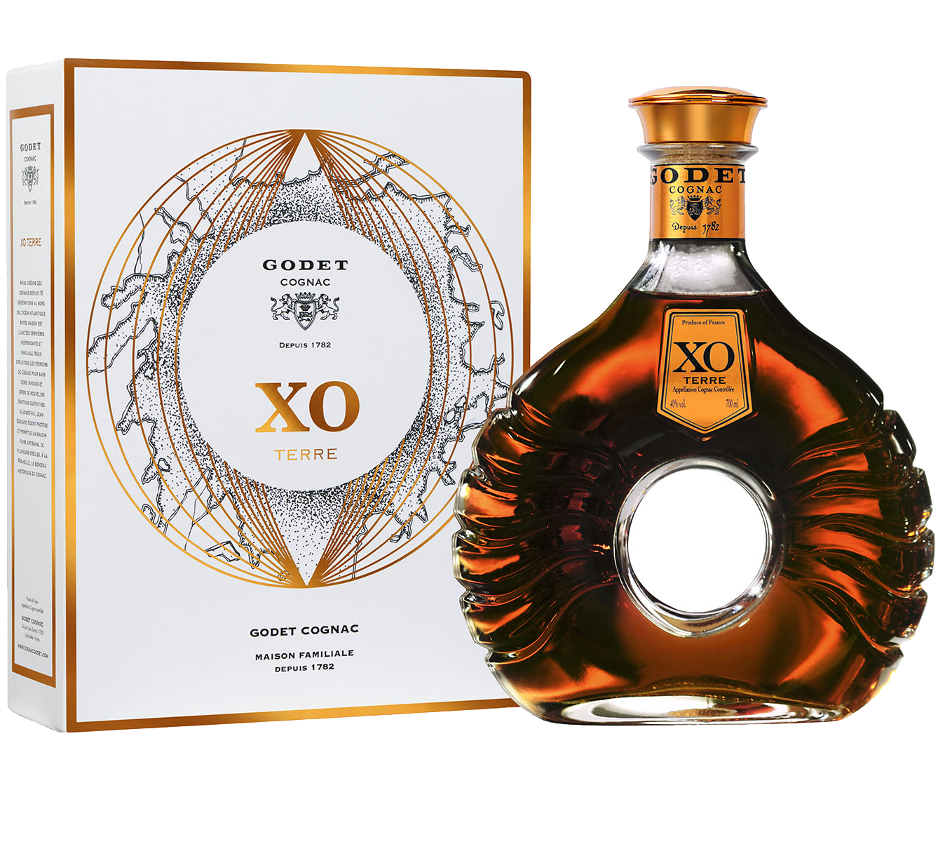 Godet Cognac XO Terre (gift box)