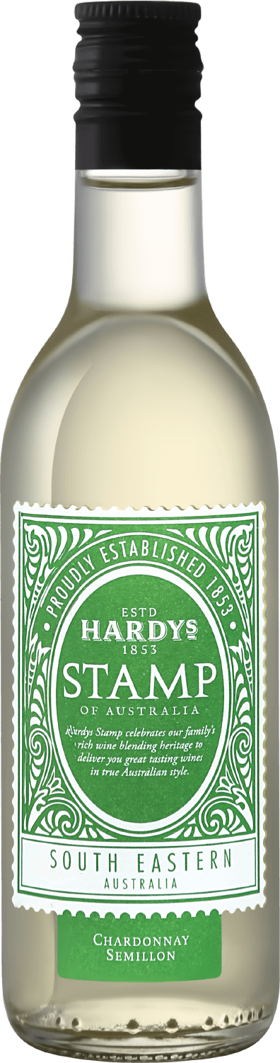 Stamp Chardonnay Semillon South Eastern Australia Hardy’s crest chardonnay sauvignon blanc south eastern australia hardy’s