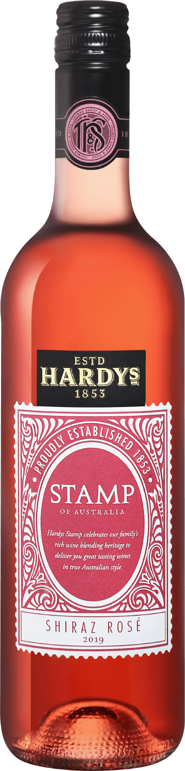 Stamp Shiraz Rose South Eastern Australia Hardy’s crest chardonnay sauvignon blanc south eastern australia hardy’s