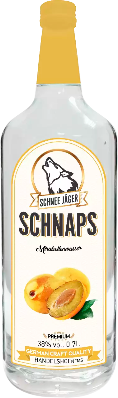 Schnapps Plum Mirabelle Schnee Jager