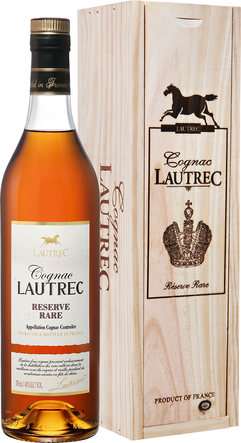 pierre de segonzac rare reserve grande champagne gift box Lautrec Cognac Reserve Rare (gift box)