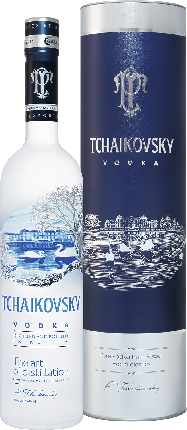 Водка Tchaikovsky (gift box) 0.7 л (Чайковский в тубусе), купить в магазине  в Москве - цена, отзывы