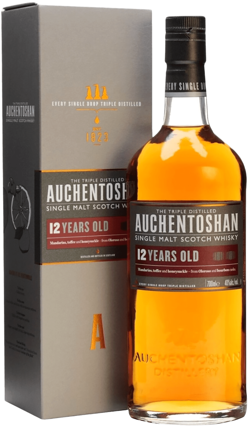 Auchentoshan Single Malt Scotch Whisky 12 y.o. (gift box) speymhor 12 y o single malt scotch whisky gift box