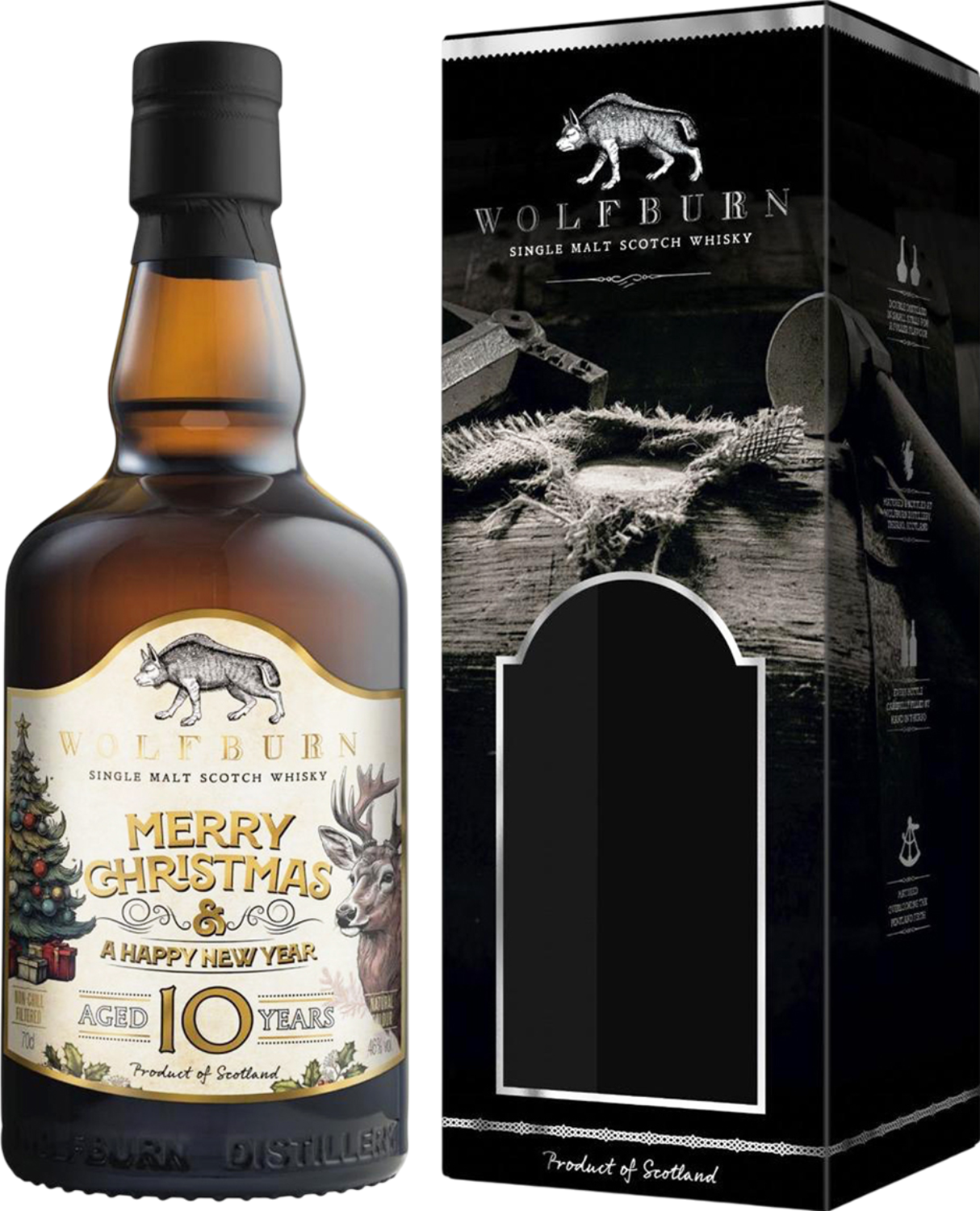 Волфбёрн Мансанилья Сингл Молт 10 лет солодовый виски в подарочной упаковке 0.7&nbsp;л