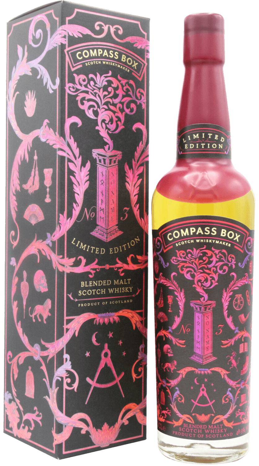 цена Compass Box No Name №3 Blended Malt Scotch Whisky (gift box)