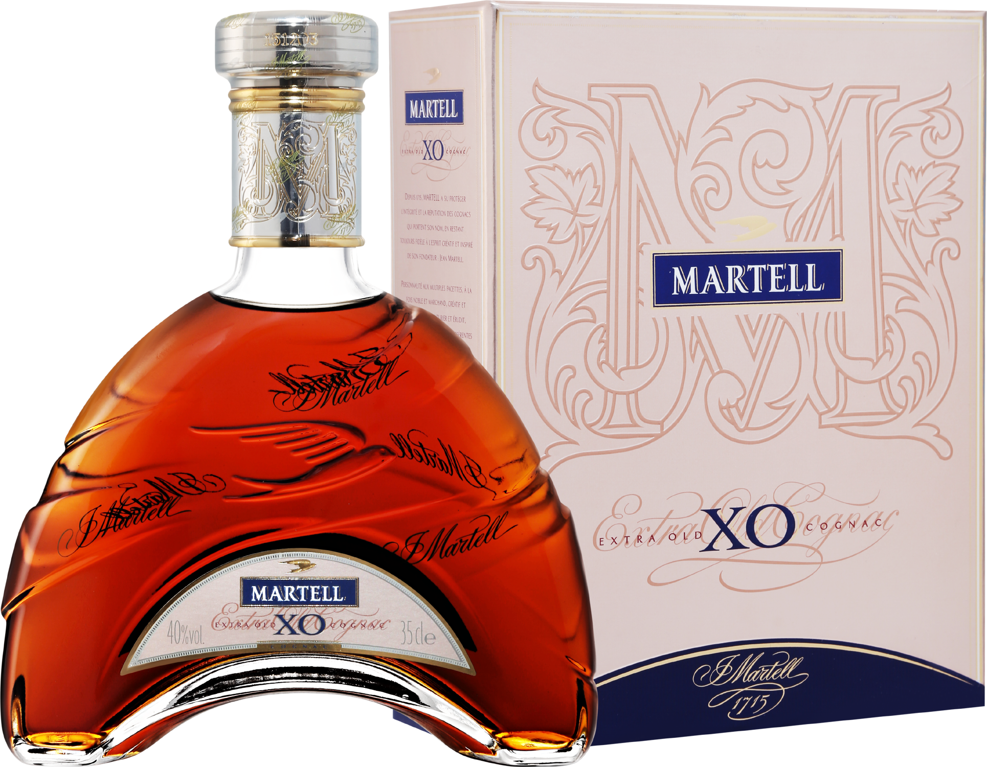 Martell XO (gift box) martell single distillery vs gift box