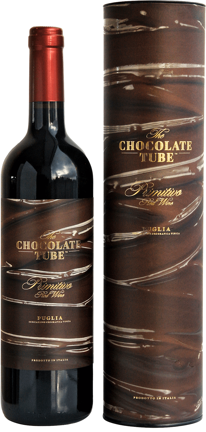 The Chocolate Tube Primitivo Puglia IGT Mare Magnum (gift box)