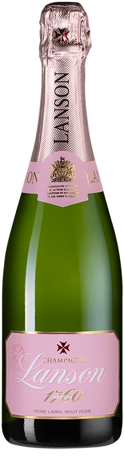 Lanson Rose Label Brut Champagne AOC andre beaufort polisy rose champagne aoc