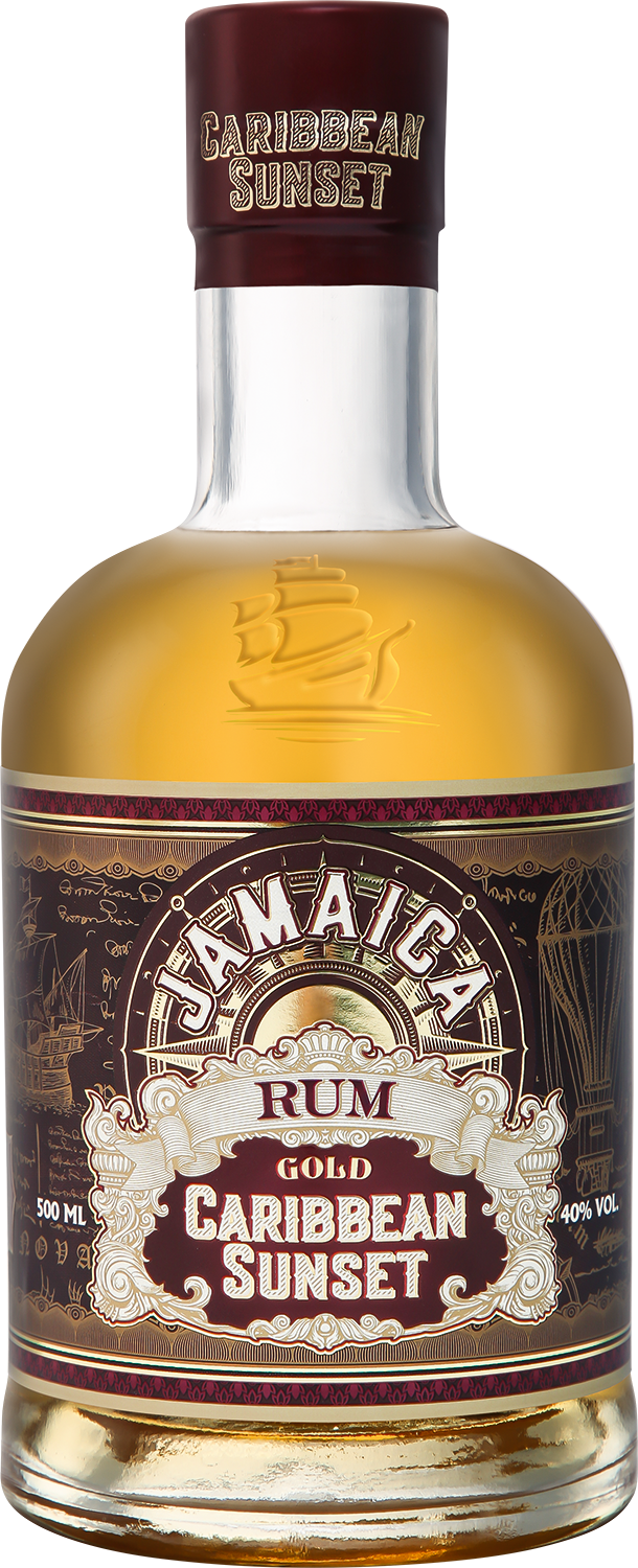 Ром Caribbean Sunset Jamaica Rum Gold 0.5 л (Кариббеан Сансет Ямайка Ром  Голд ), купить в магазине в Москве - цена, отзывы