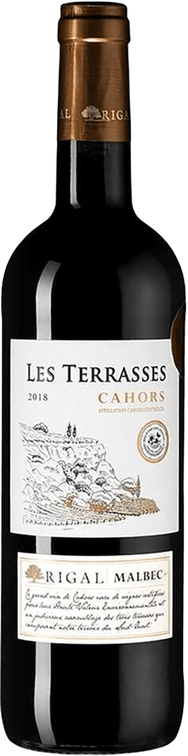 Ле Террассе Мальбек Каор АОС Ригаль 0.75&nbsp;л