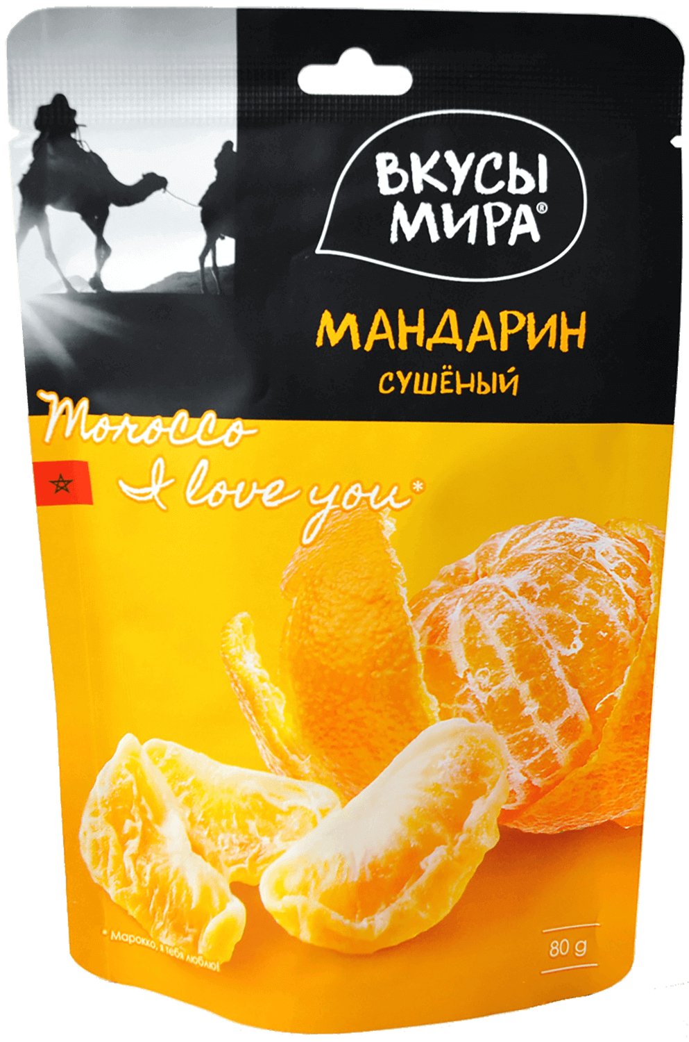 Продукты питания Dried Tangerine Tastes of the World 80г (Мандарин сушеный  Вкусы Мира), купить в магазине в Саратове - цена, отзывы