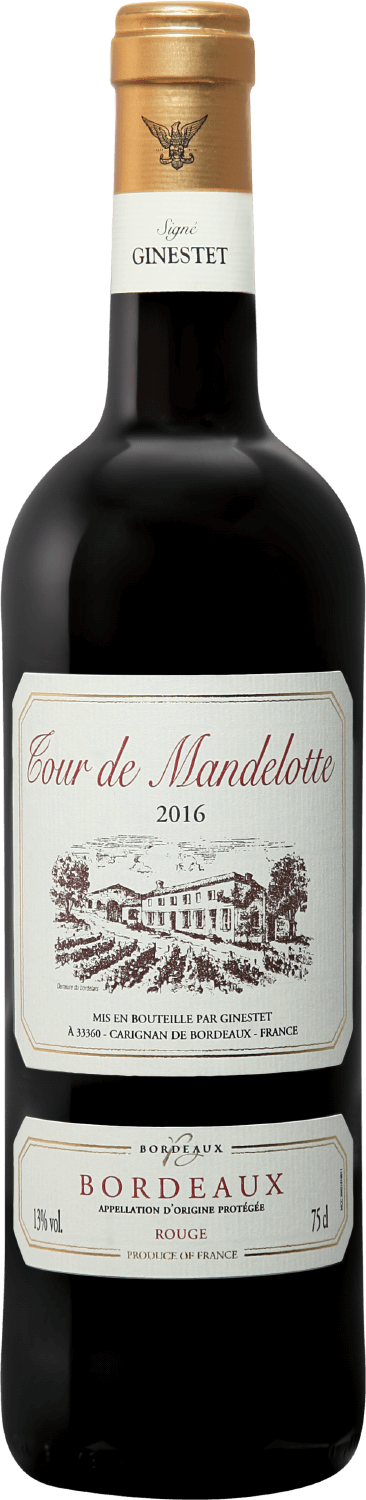 Tour de Mandelotte Bordeaux AOC Ginestet вино tour de mandelotte bordeaux белое полусладкое франция 0 75 л