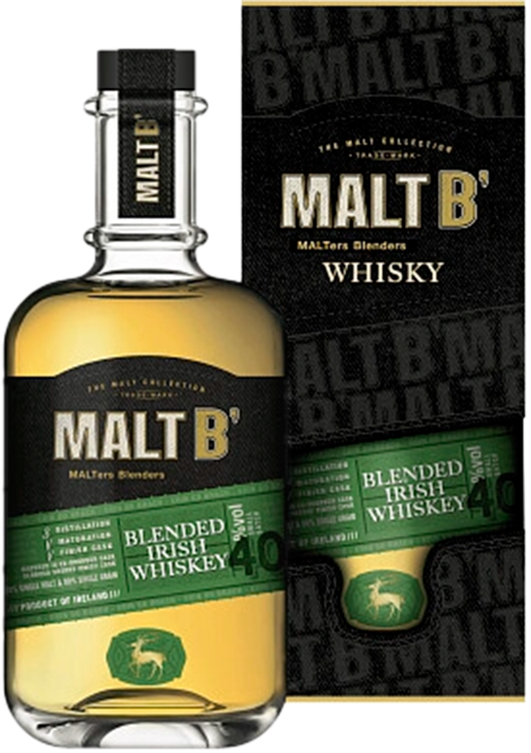 Malt B Irish Blended Whisky (gift box)