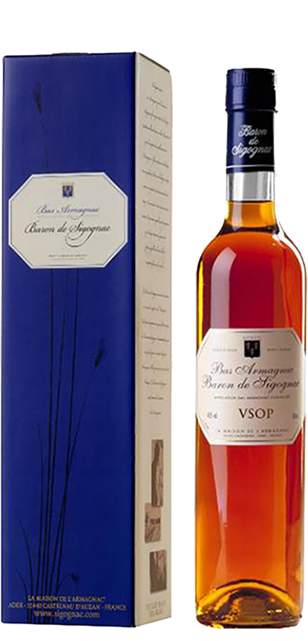 Барон де Сигоньяк Арманьяк AOC VSOP в подарочной упаковке 0.5&nbsp;л