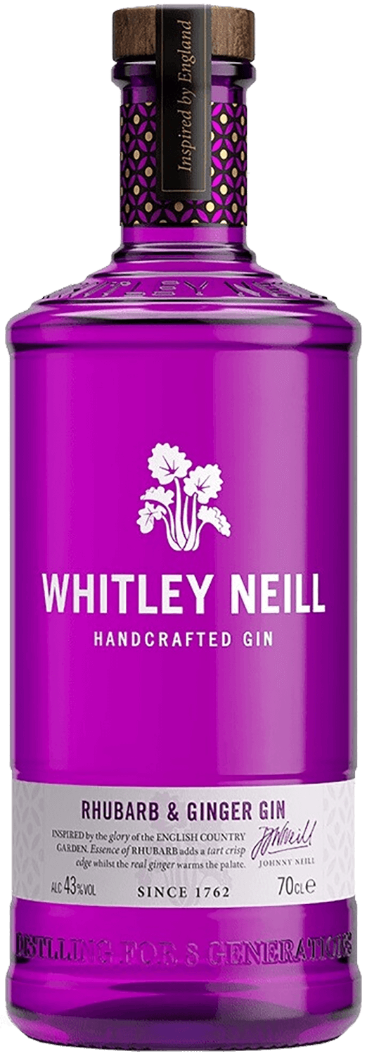 Whitley Neill Rhubarb and Ginger Handcrafted Dry Gin