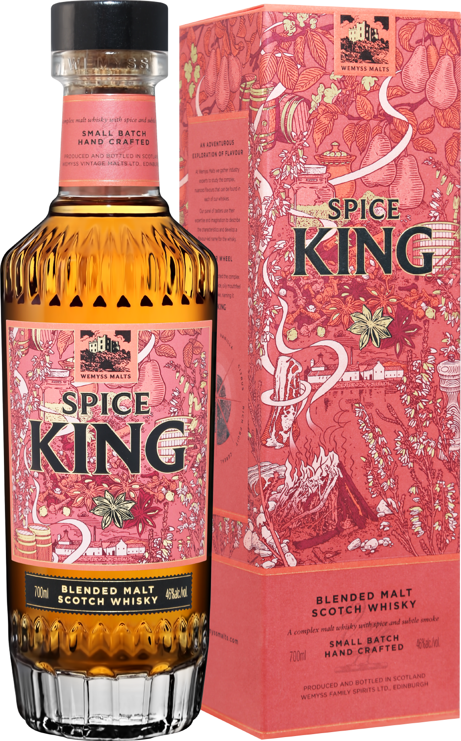 Wemyss Malts Spice King Blended Malt Scotch Whisky (gift box)