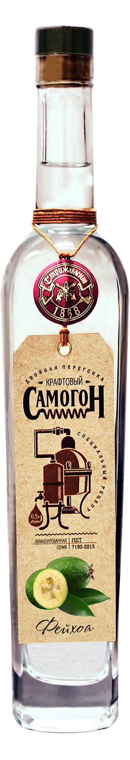 Самогон Крафтовый Фейхоа Стрижамент 0.5&nbsp;л