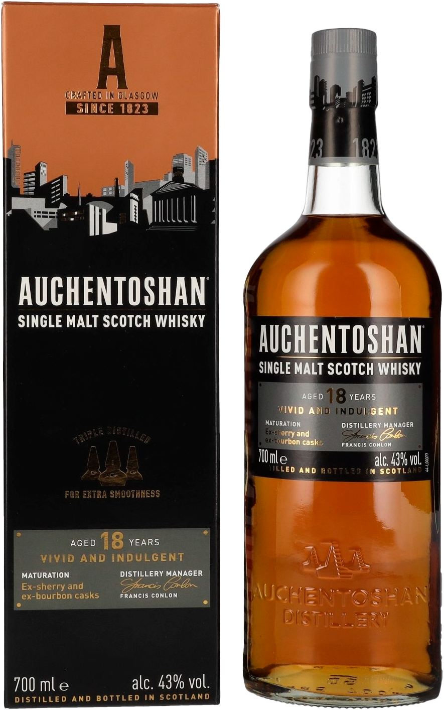 Auchentoshan Single Malt Scotch Whisky 18 y.o. (gift box)