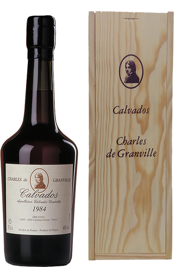 Charles de Granville 1984 Calvados AOC (gift box) marquis de montdidier vsop calvados aoc gift box
