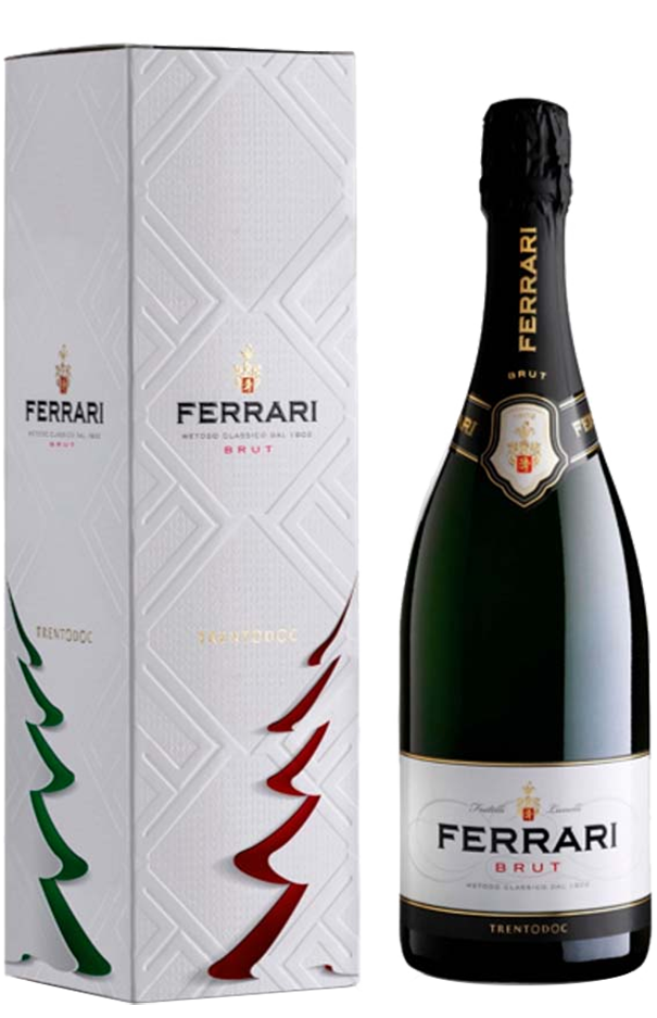 Ferrari Brut Trento DOC (gift box) montevi cuvee brut casa vinicola morando gift box