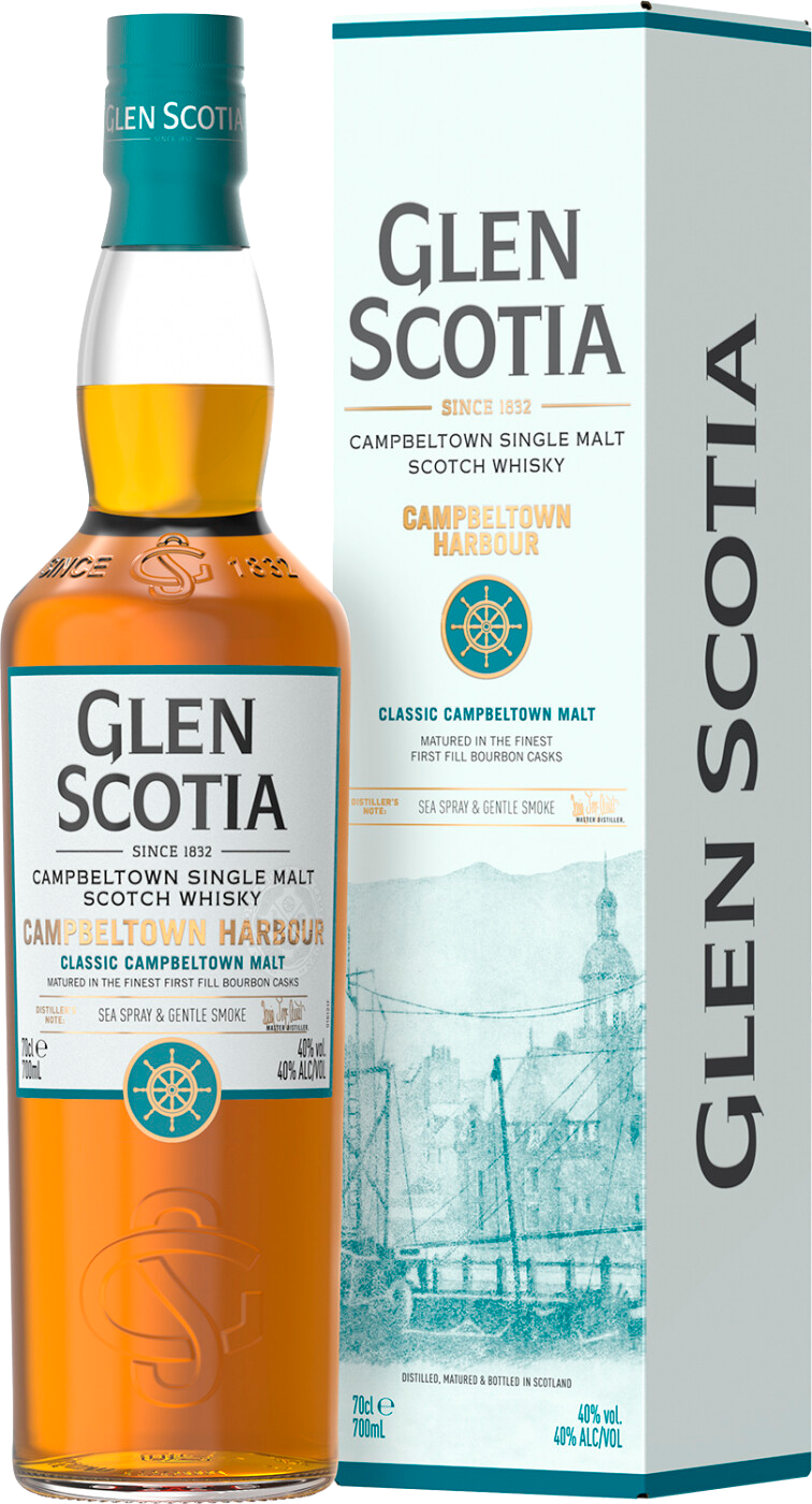 Glen Scotia Campbeltown Harbour Single Malt Scotch Whisky (gift box)