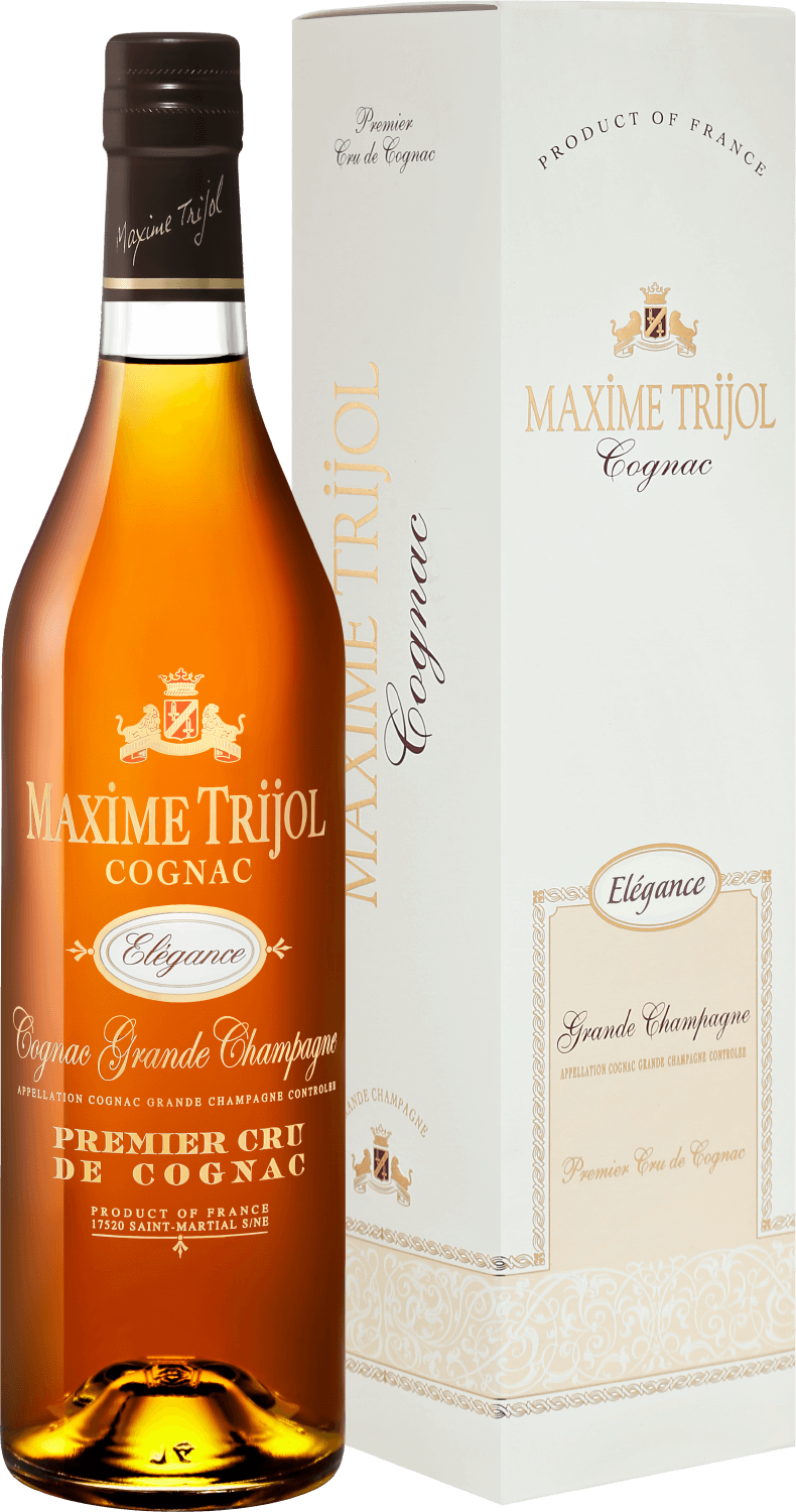 maxime trijol cognac fins bois 1979 gift box Maxime Trijol Cognac Elegance Grande Champagne Premier Cru (gift box)