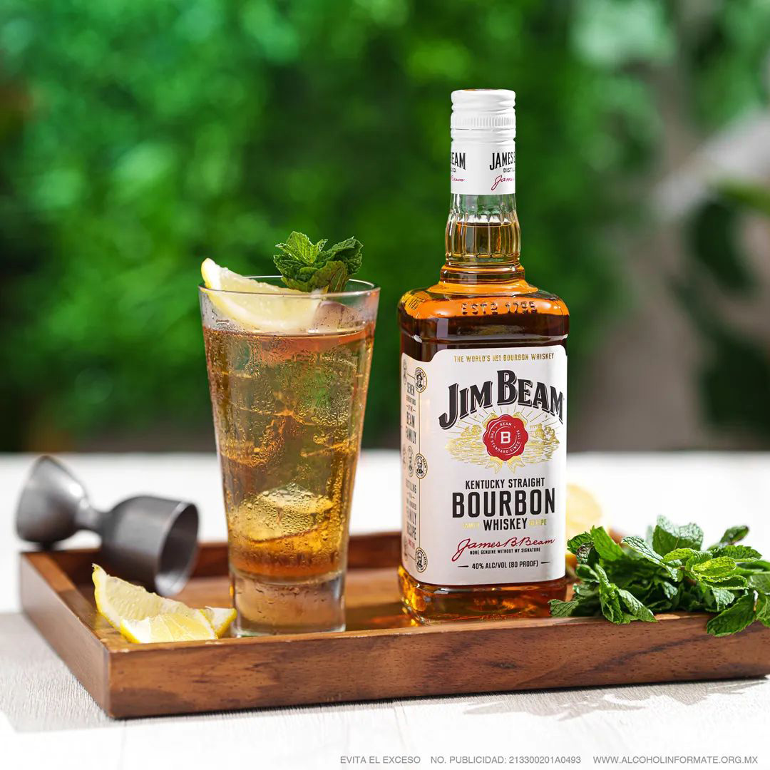 Виски Jim Beam Kentucky Straight Bourbon Whiskey 1 л (Джим Бим Кентукки  Стрейт Бурбон зерновой виски), купить в магазине в Москве - цена, отзывы