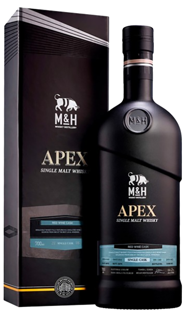 MandH Apex Red Wine Cask Single Malt Whiskey (gift box)