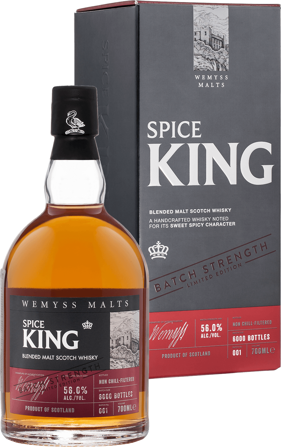 цена Wemyss Malts Spice King Batch Strength Blended Malt Scotch Whisky (gift box)
