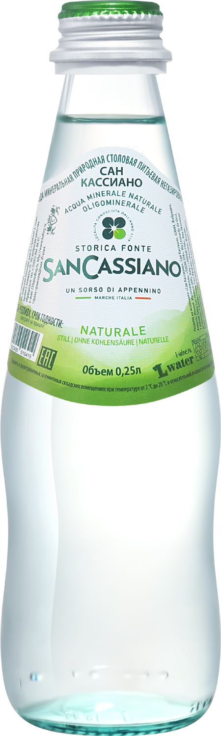 Сан Кассиано Вода Питьевая Негазированная 0.25&nbsp;л