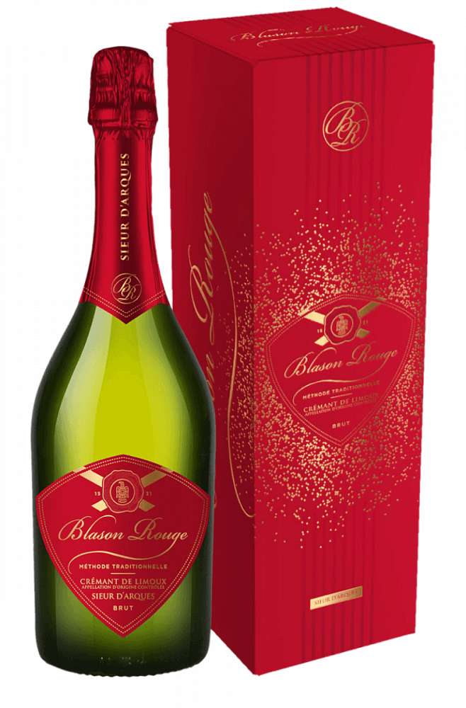 Бласон Руж Брют Креман Лиму АОС Сьёр д’Арк в подарочной упаковке 0.75&nbsp;л