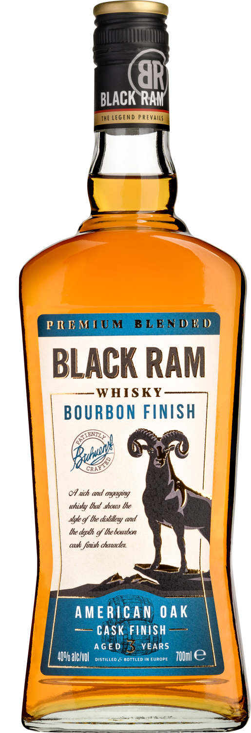 Блэк Рэм Бурбон Финиш 3 года Купажированный Виски 0.7&nbsp;л