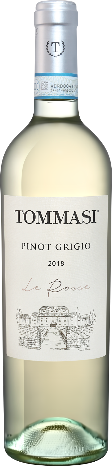 Le Rosse Pinot Grigio delle Venezie DOC Tommasi le volpare soave doc classico tommasi