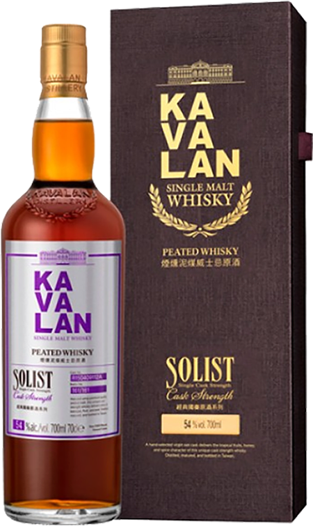 Kavalan Solist Peated Cask Strength Single Malt (gift box)