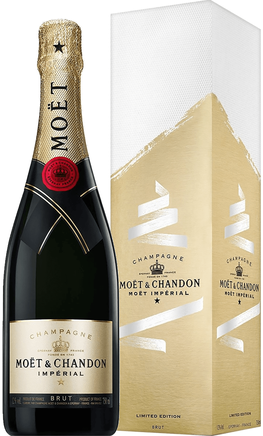 Moet and Chandon Imperial Brut Champagne AOC (gift box) moet and chandon grand vintage extra brut champagne aoc gift box