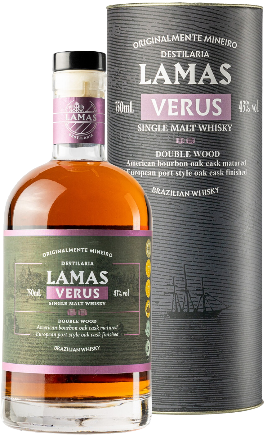 Lamas Verus Double Wood Single Malt Whisky (gift box)