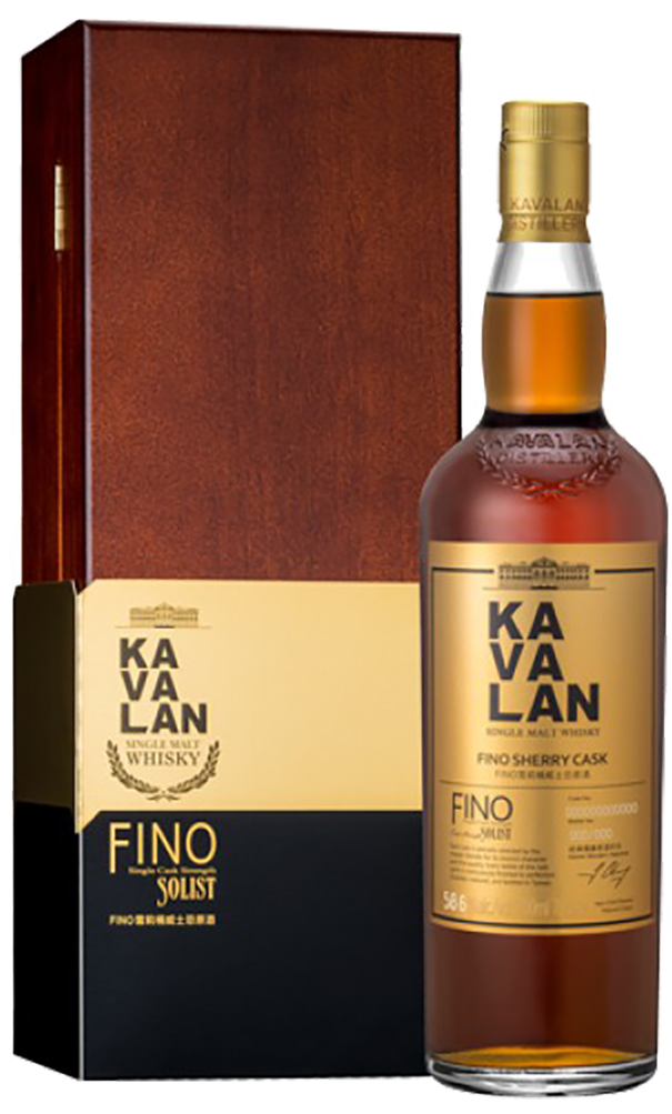 Kavalan Solist Fino Sherry Cask Single Cask Strength Single Malt Whisky (gift box)