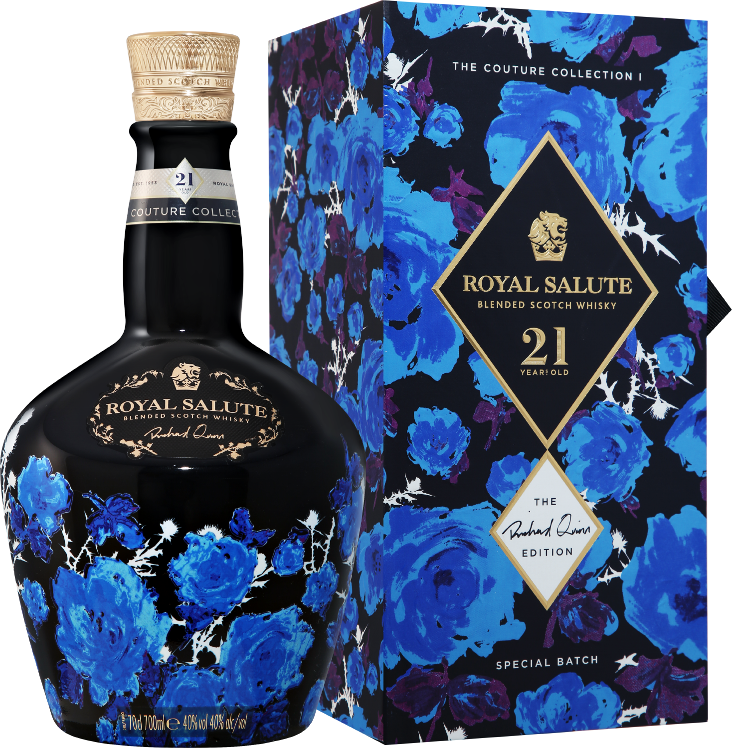 Royal Salute Couture Collection Richard Quinn Black Blended Scotch Whisky 21 y.o. (gift box)