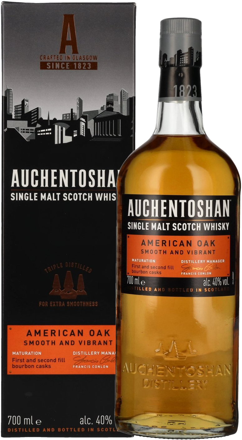 Auchentoshan American Oak Single Malt Scotch Whisky (gift box)