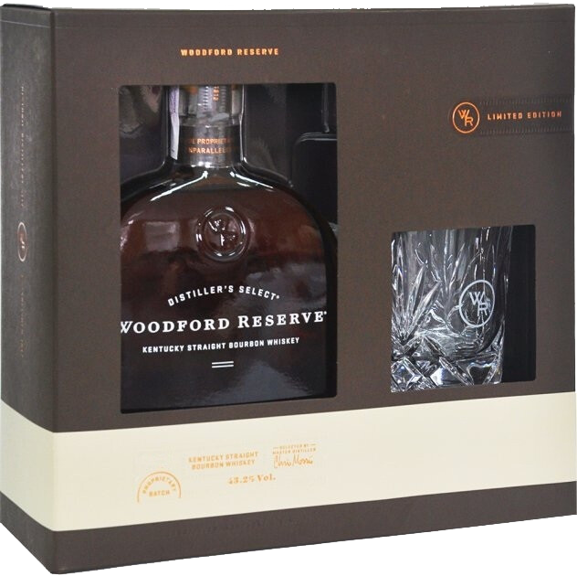 Woodford Reserve Kentucky Straight Bourbon Whiskey (gift box with glass) woodford reserve kentucky straight bourbon whiskey gift box with glass